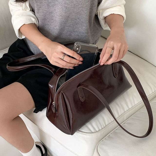 Tote Leather Bag Faux