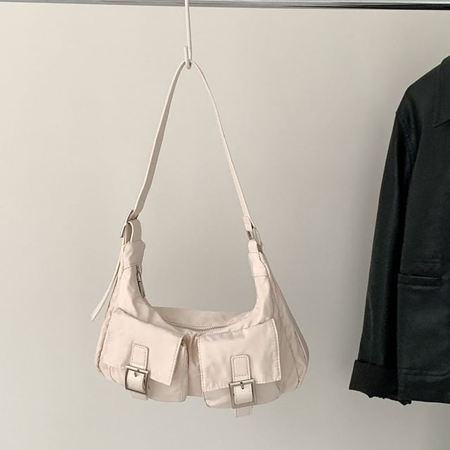 Shoulder Buckled Bag Multi-Pocket
