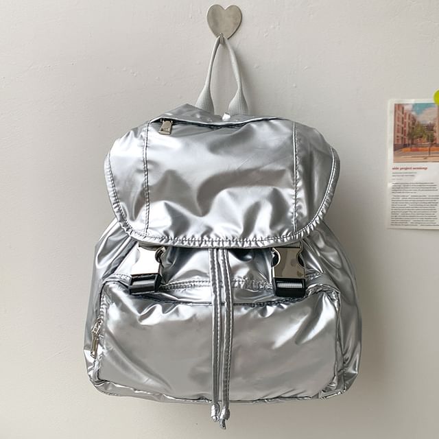 Buckled Multi-Pocket Backpack