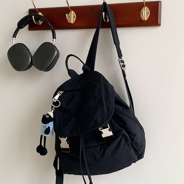 Buckled Multi-Pocket Backpack