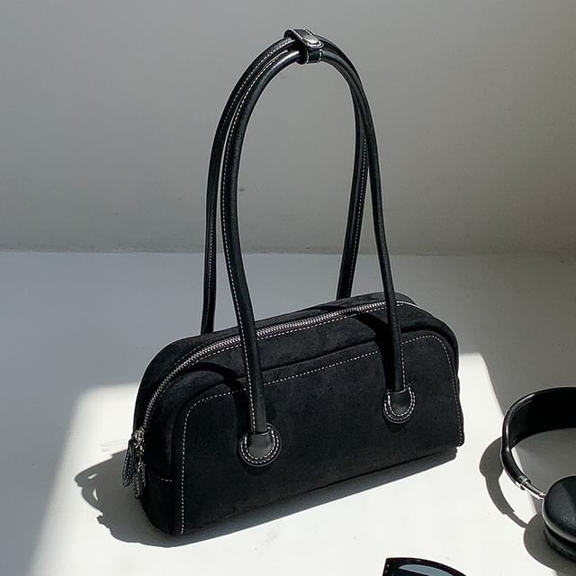 Shoulder Bag Faux Suede