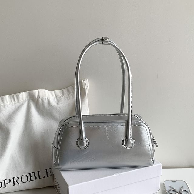 Faux Bag Leather Tote