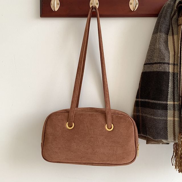 Suede Faux Shoulder Bag