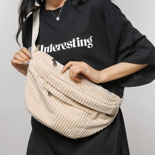 Bag Corduroy Belt Plain