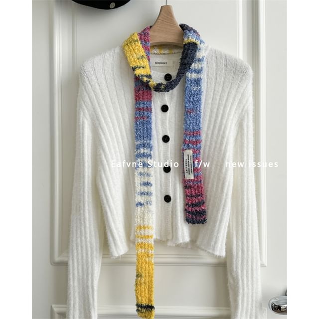 Knit Skinny Scarf Gradient