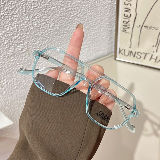 Frame Hexagon Eyeglasses