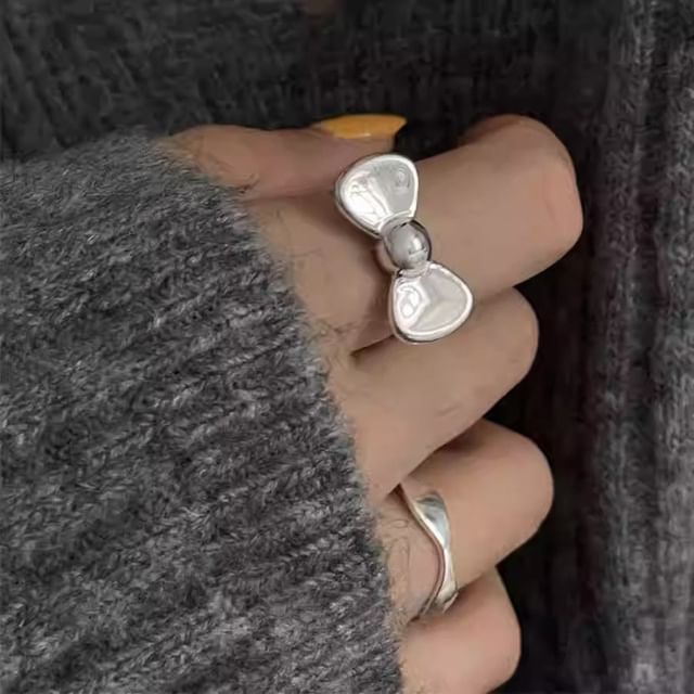 Silver Tone Open Ring