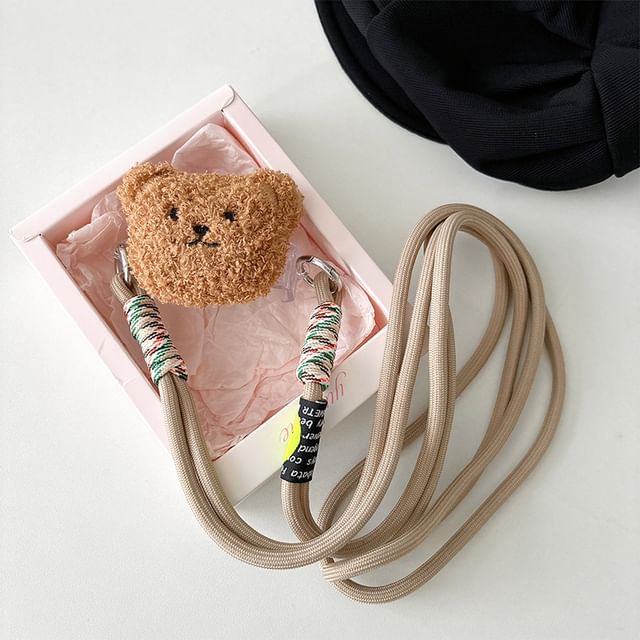 Plush Lanyard Phone Cartoon On Clip