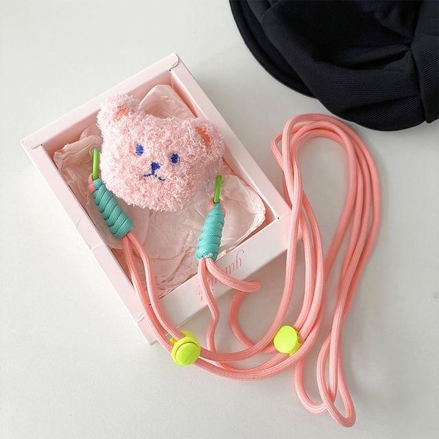 Plush Lanyard Phone Cartoon On Clip