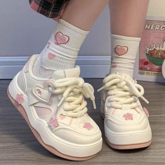 Star Accent Platform Sneakers