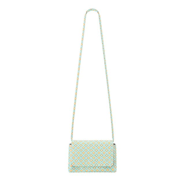 Floral Flap Crossbody Bag