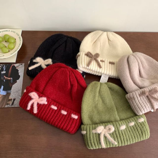 Beanie Bow Knit