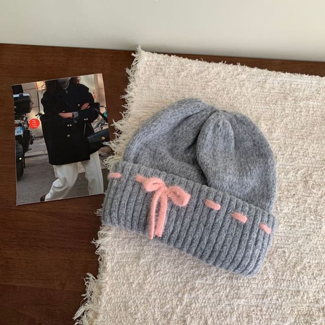 Beanie Bow Knit