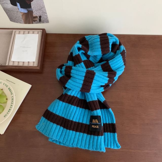 Scarf Striped Knit