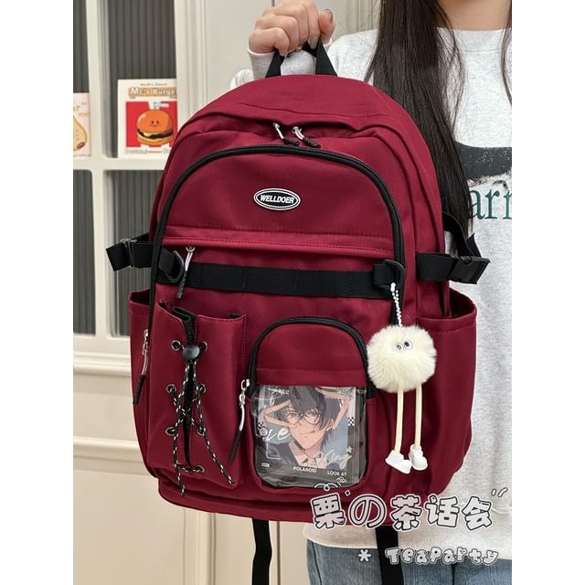 Two Tone Zip Backpack