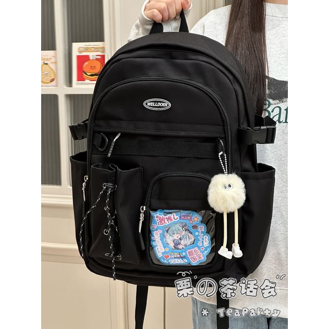 Two Tone Zip Backpack