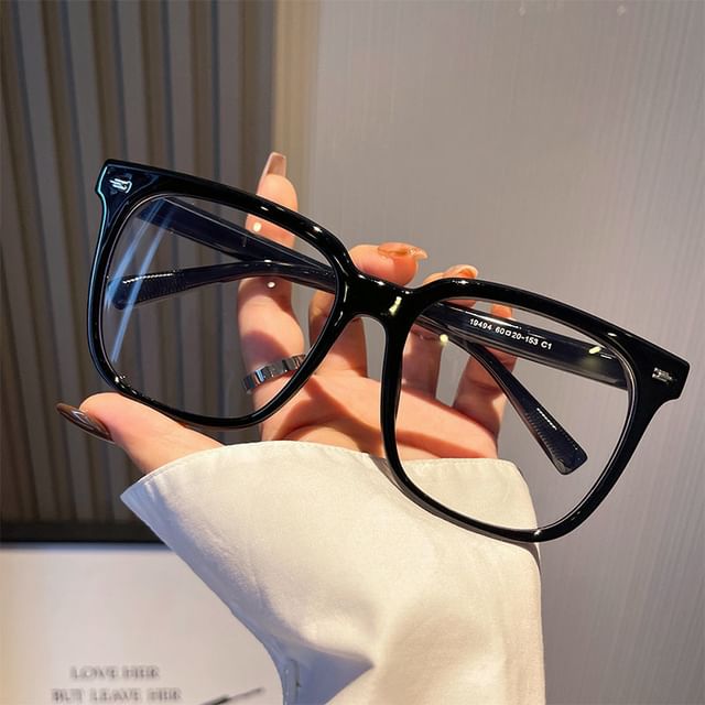 Light Blocking Blue Square Glasses