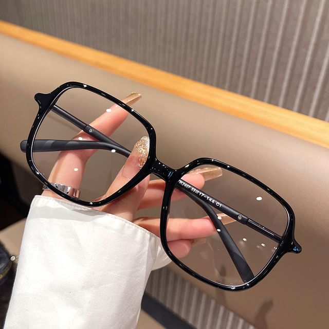 Light Blue Glasses Square Blocking