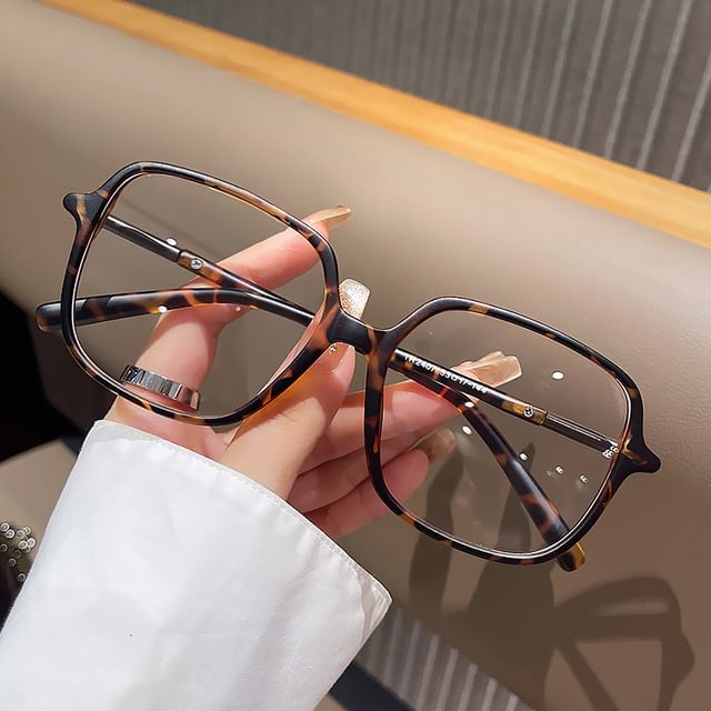 Light Blue Glasses Square Blocking