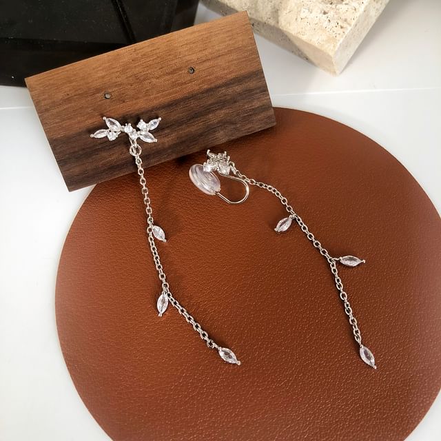 Earring Dangle Alloy Rhinestone