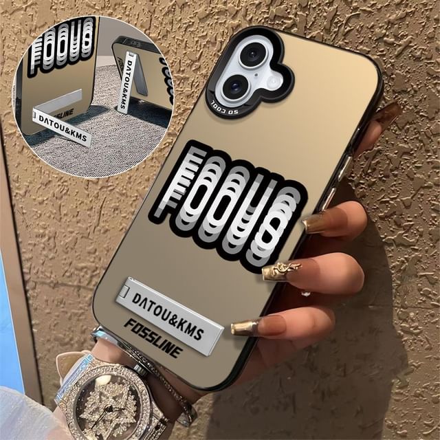 Stand Lettering Phone Case