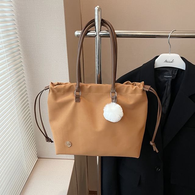 Tote Accent Drawstring Bag Logo