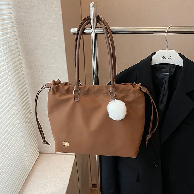 Tote Accent Drawstring Bag Logo