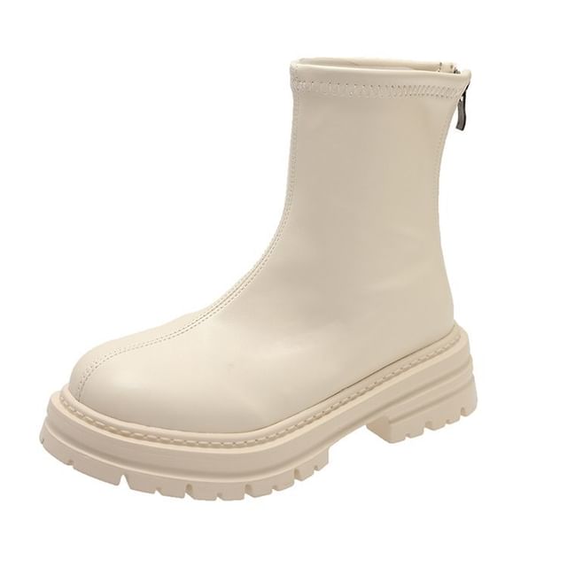 Boots Short Platform Zip