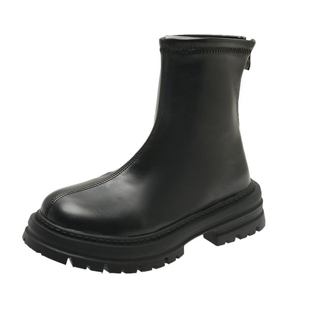 Boots Short Platform Zip