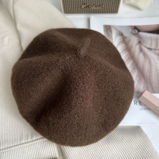 Plain Beret Woolen