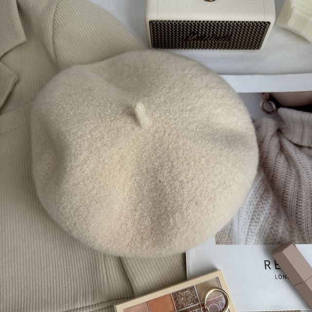Plain Beret Woolen