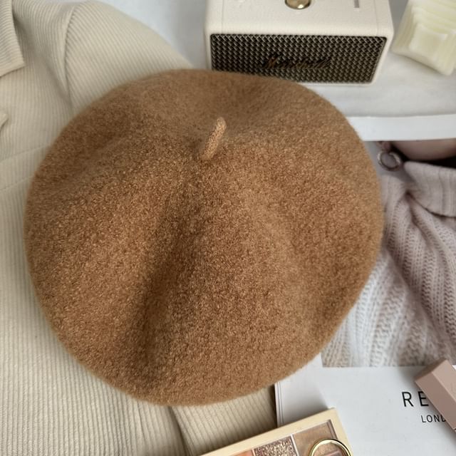 Plain Beret Woolen