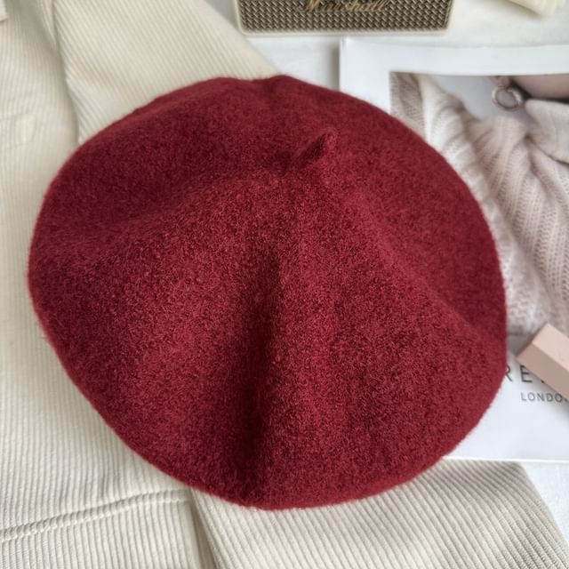 Plain Beret Woolen