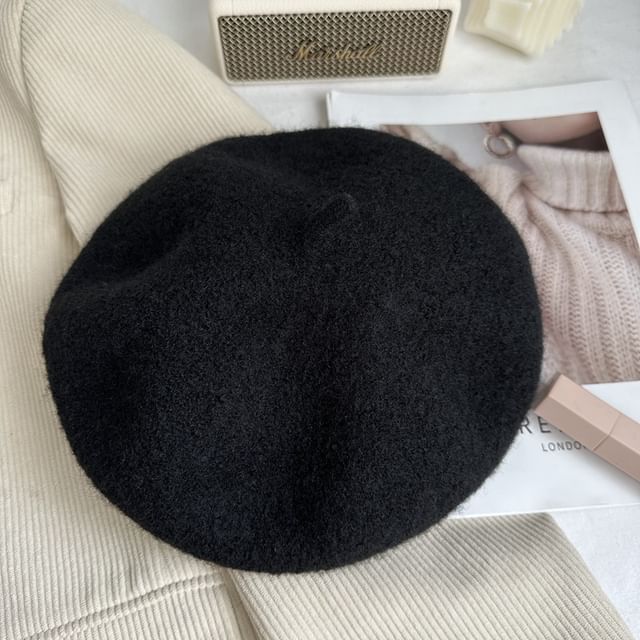 Plain Beret Woolen