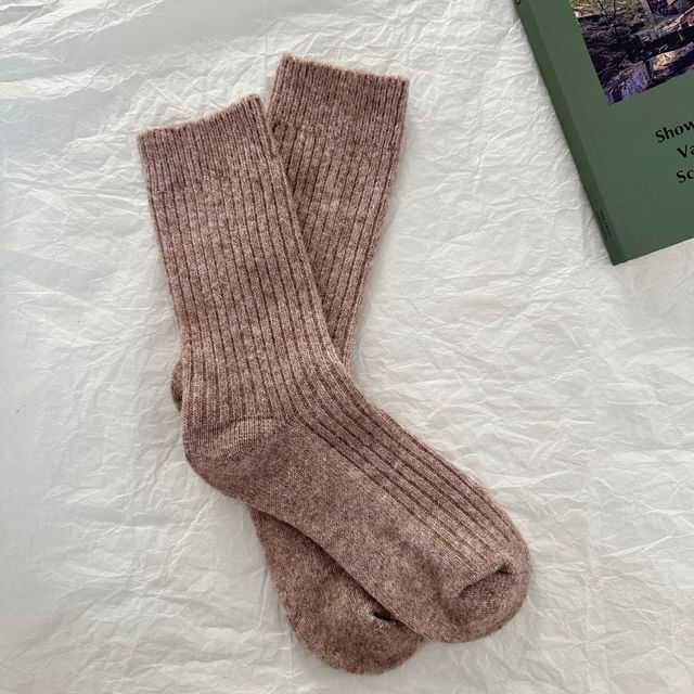 Ribbed Short Socks