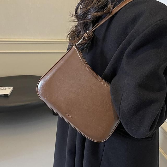 Shoulder Leather Faux Bag