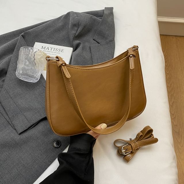 Shoulder Leather Faux Bag