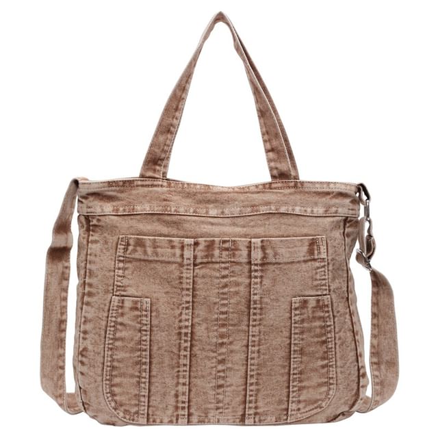 Denim Washed Bag Crossbody