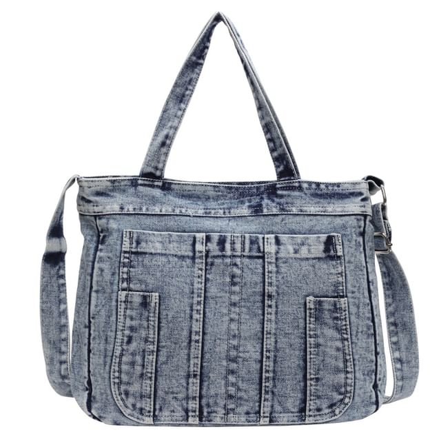 Denim Washed Bag Crossbody