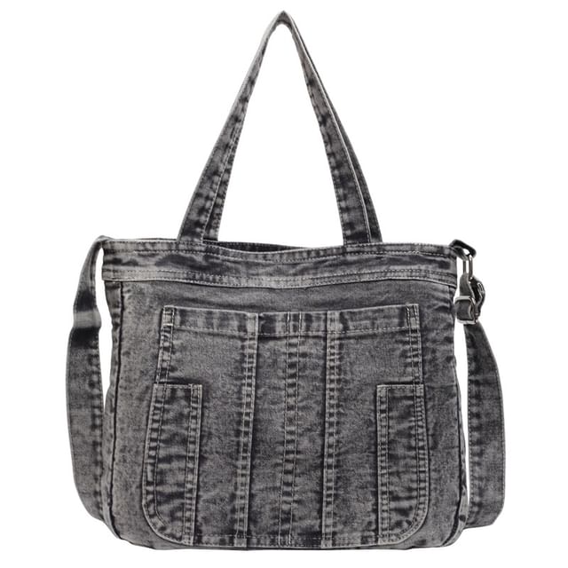 Denim Washed Bag Crossbody