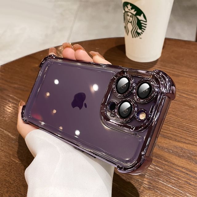 Padded Metallic Case Phone
