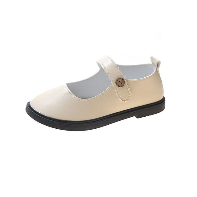 Faux Plain Flats Jane Leather Mary