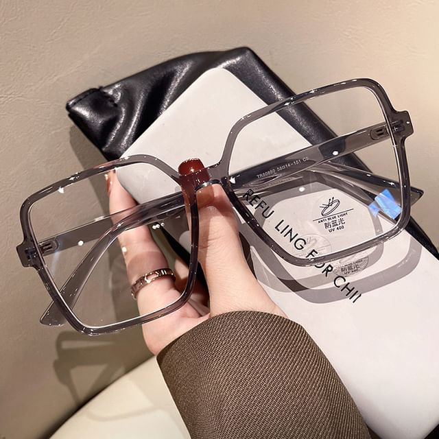 Square Glasses Blue Light Blocking