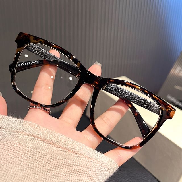 Blue Square Light Blocking Glasses