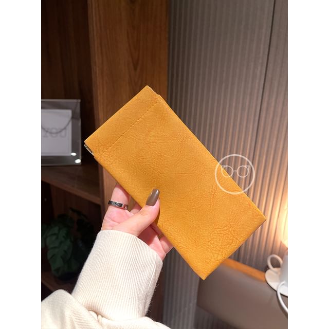 Leather Faux Glasses Case