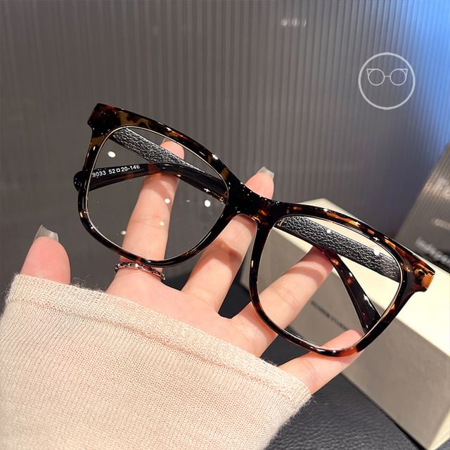 Blue Square Light Blocking Glasses