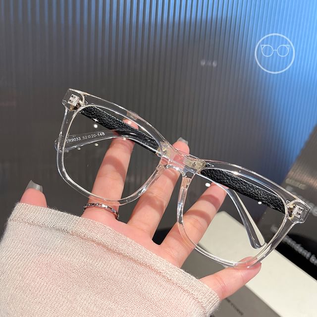 Blue Square Light Blocking Glasses