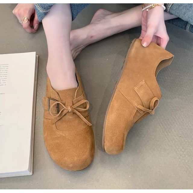 Lace-Up Shoes Velvet