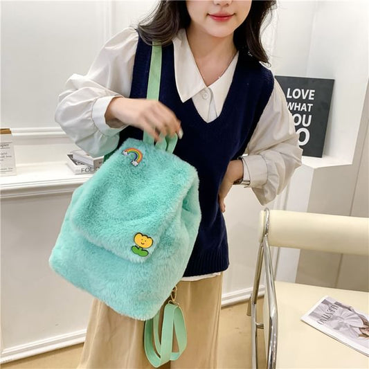 Backpack Fluffy Flap