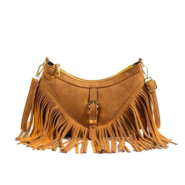 Crossbody Bag Tassel Studded